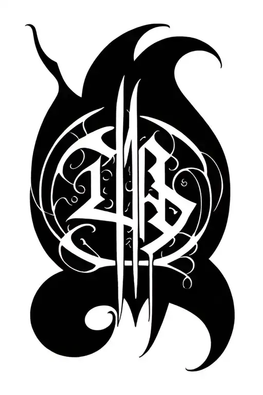 gothic lettering tattoo design tattoo design idea
