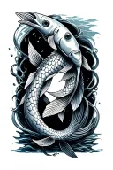 ichthys tattoo design idea