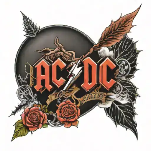 AC/DC album covers tattoo design idea
