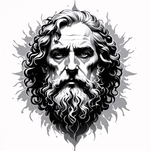 A Stoic pragmatist who values efficiency as a means to existential independence.   tattoo design idea