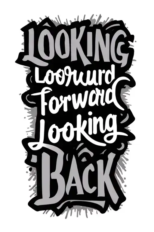 "looking forward looking back " gutair dad memorial tattoo tattoo design idea