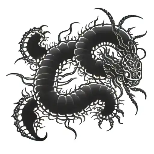 centipede short long arm tattoo tattoo design idea