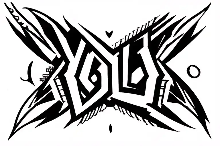 YOLO tattoo design idea