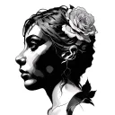 Depersonalization tattoo design idea