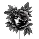 Depersonalization tattoo design idea