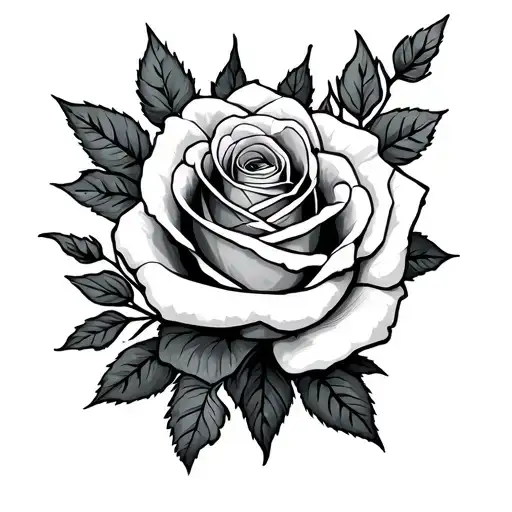 names Teagan salem  rose forevver tattoo design idea