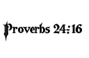 "Proverbs 24:16" tattoo design idea