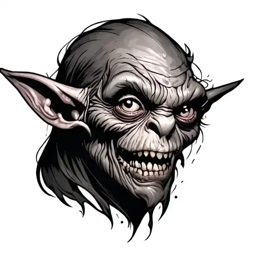 goblin lust tattoo design idea