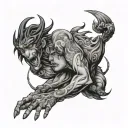 Hentai tattoo design idea