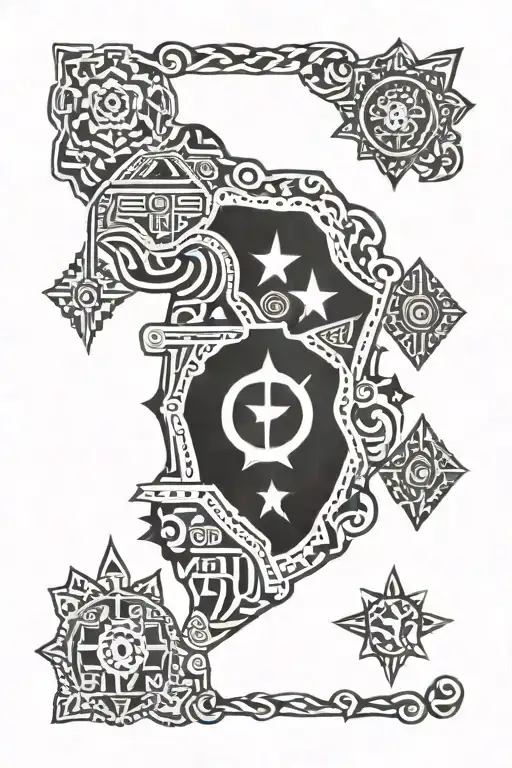 Ghana inspired tattoo tattoo design idea