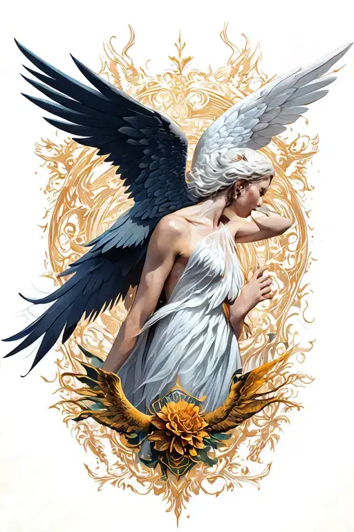 seraph tattoo design idea