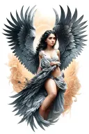 seraph tattoo design idea