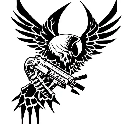 Delta Force tattoo design idea