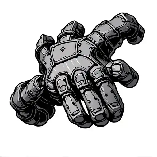 warhammer 40k iron hands tattoo design idea