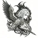 Anima final fantasy tattoo design idea