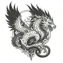Anima final fantasy tattoo design idea