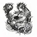 Anima final fantasy tattoo design idea