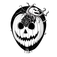 Halloween tattoo design idea