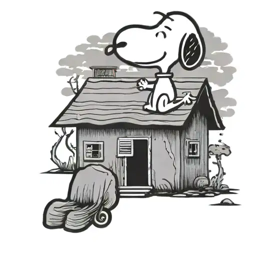 Snoopy tattoo design idea