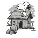 Snoopy tattoo design idea