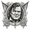 meat loaf tattoo design idea