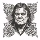 meat loaf tattoo design idea