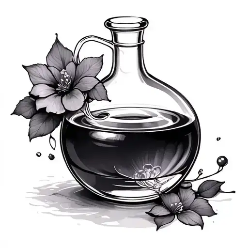 love potion #9 tattoo design idea