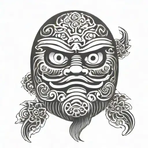 daruma doll tattoo tattoo design idea