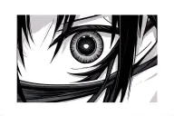 Itachi Uchiha y Sharingan eye tattoo design idea