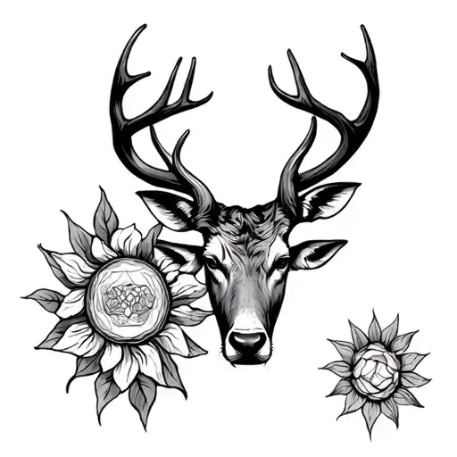 Sign tauro like nature sun de free spirt tattoo design idea