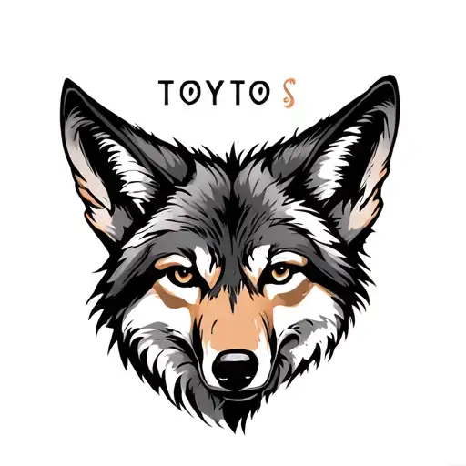Coyote tattoo design idea