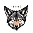 Coyote tattoo design idea