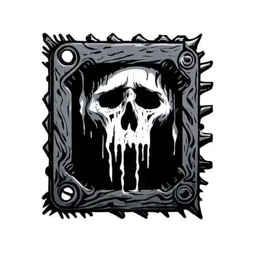 cry razor blade tattoo design idea