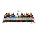 the last supper tattoo design idea