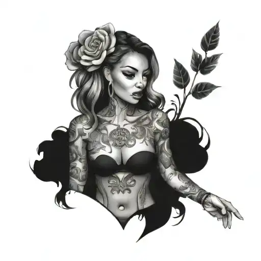 I ❤️ Her Tye Nicole tattoo design idea