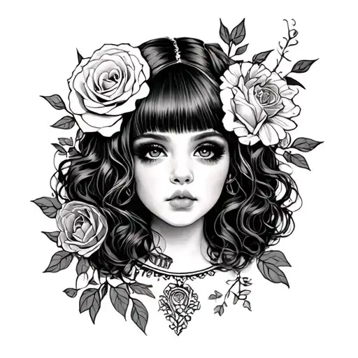 melanie martinez portals inspired tattoo tattoo design idea