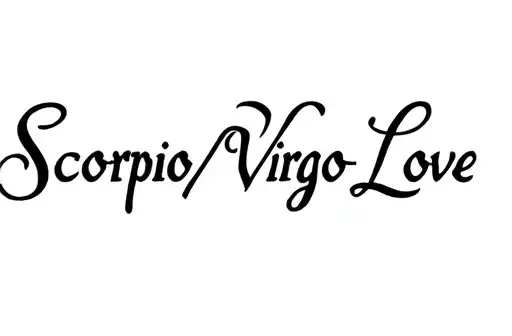 "Scorpio/Virgo Love" tattoo design idea