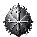 knights templar shield  tattoo design idea