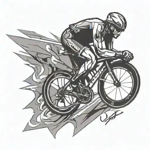 70.3 ironman triathlon logo tattoo design idea