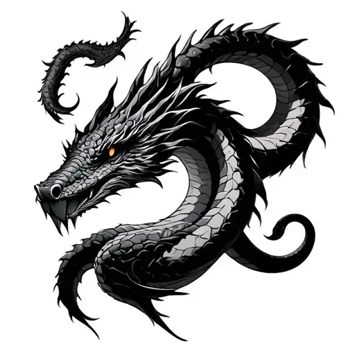 Jormungandr tattoo design idea