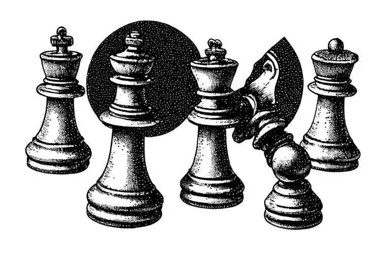 chess piece tattoo for finger tattoo tattoo design idea