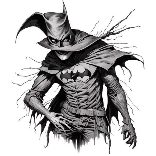 scarecrow from batman tattoo design idea