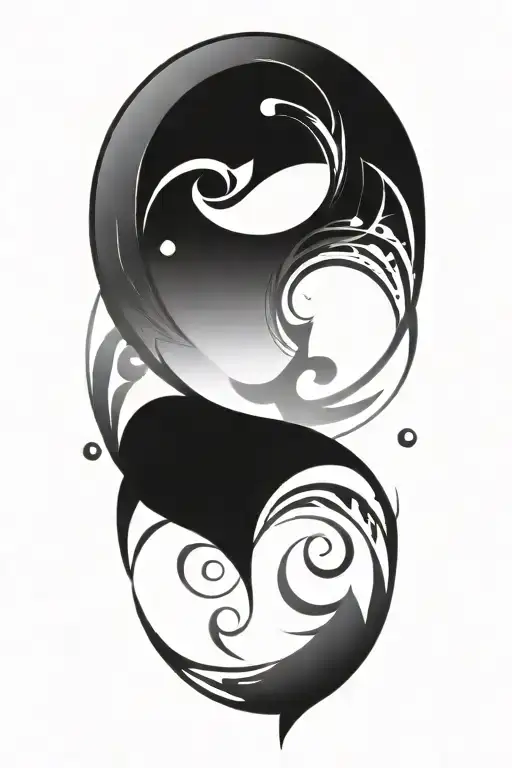 abstract design, aum, music, novel, love tattoo design idea