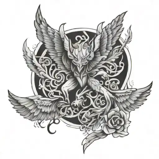 tairn from fourth wing tattoo tattoo design idea