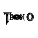 "TECHN O" the text "TECHN O" with an eye as the letter "O"  in the end of the word.  tattoo design idea