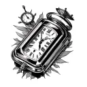 Time Capsule tattoo design idea