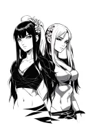 Nami, hinata, tsunade tattoo design idea