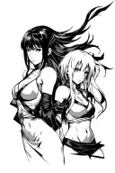 Nami, hinata, tsunade tattoo design idea