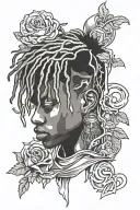Juice WRLD tattoo design idea