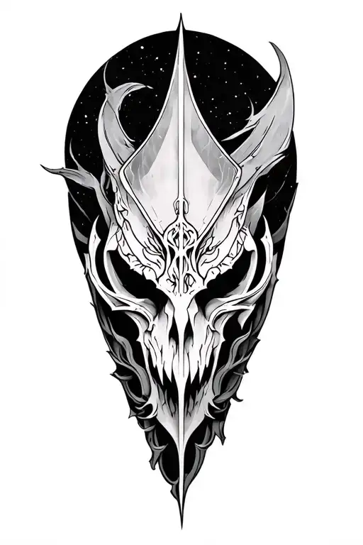 dark souls tattoo design idea